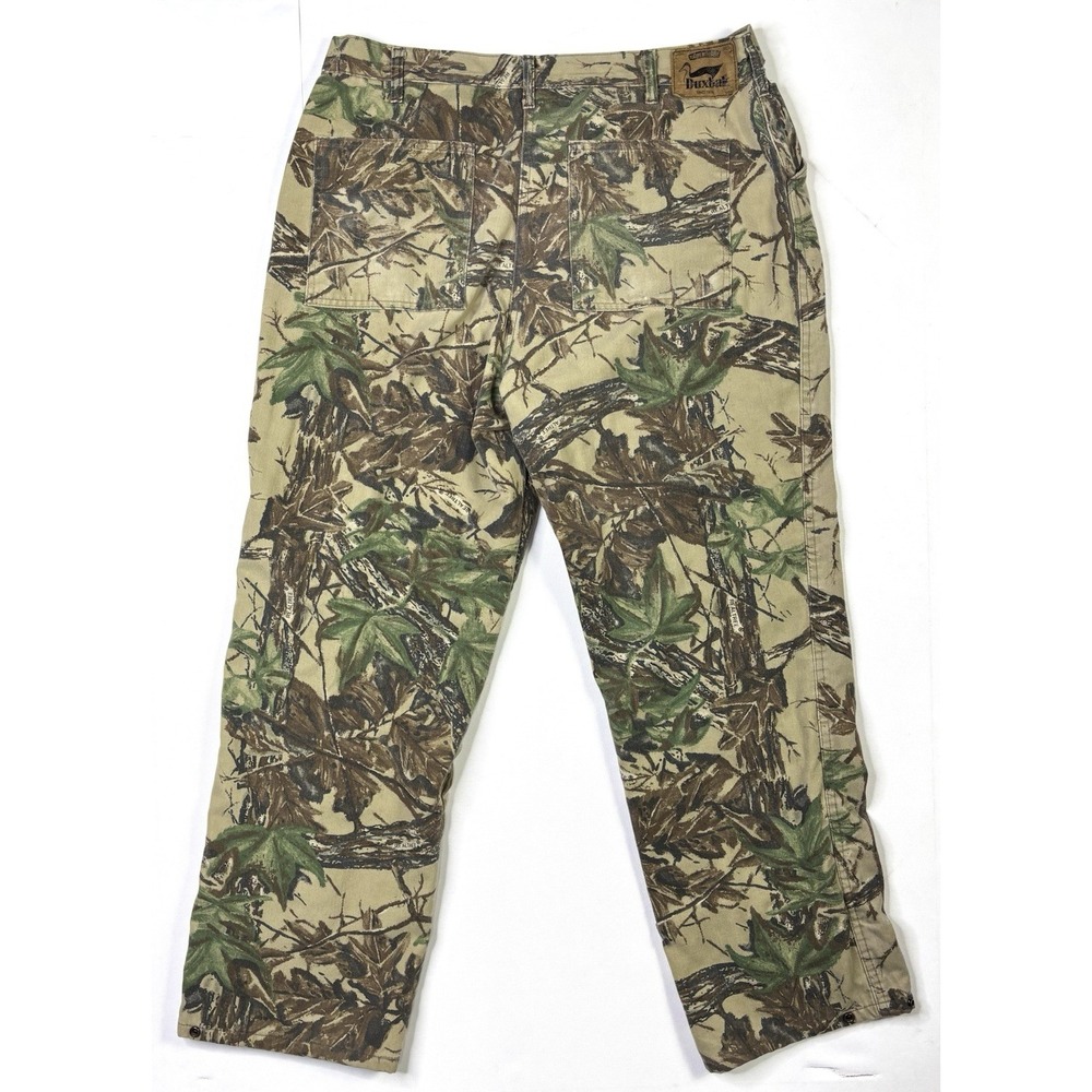 Duxbak Pants Men's 40 Regular Vintage Thinsulate Realtree Camo Hunting USA Made - Picture 2 of 15